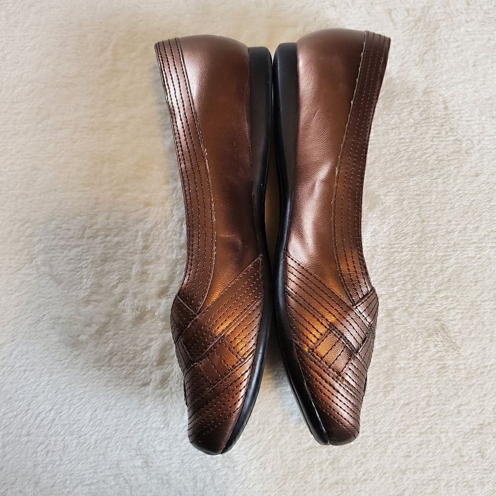 Goffrey Penelli Brown Flats Size 6M - Picture 5 of 9